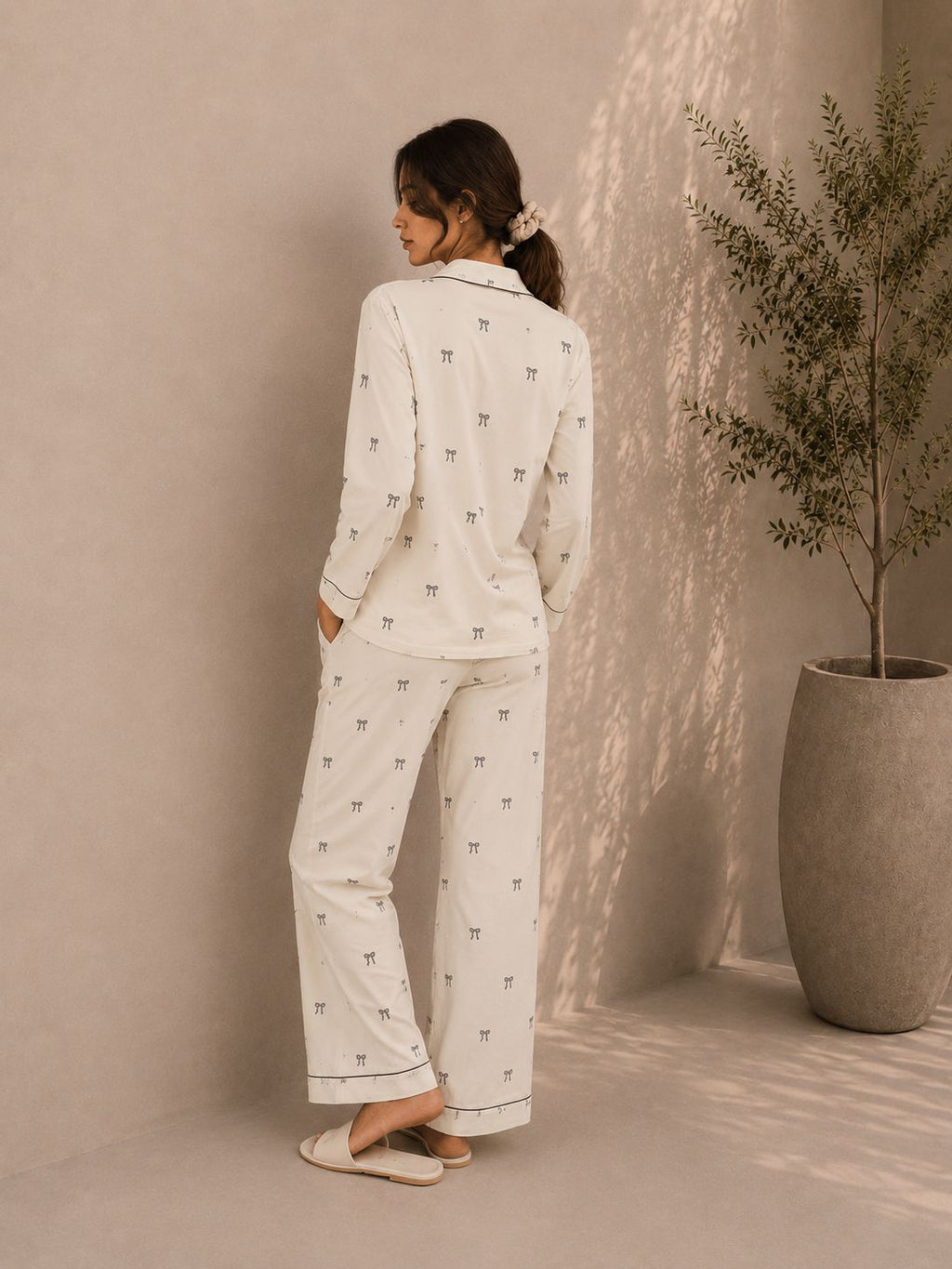 Soft Jersey Bows Pyjama Set
